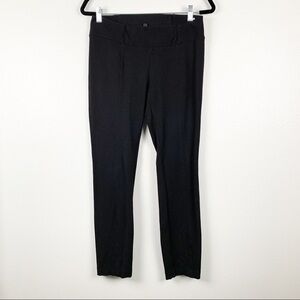 Eileen Fisher Womens Black Flat Front Trousers Stretch‎ Sz PS
